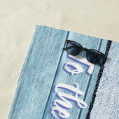 ビーチへの大きいビーチタオル ビーチタオル (インサイチュ)