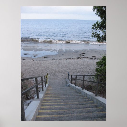 ビーチへの手順 ポスター (正面)