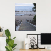 ビーチへの手順 ポスター (ホームオフィス)