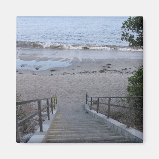 ビーチへの手順 マグネット (正面)