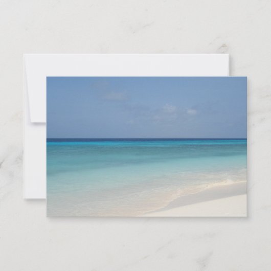 ビーチへの招待 招待状 (正面)