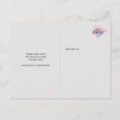 ビーチへの新しいホームの移動発表 ポストカード (裏面)