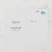 ビーチへの新しいホームの移動発表 ポストカード (裏面)