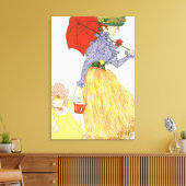 ビーチへ行く， 'L'Estampe Moderne', publ キャンバスプリント (インサイチュ (リビング))