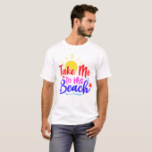 ビーチへ連れてって Tシャツ (正面フル)