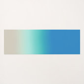 ビーチへ連れて行モダンけグラデーション ヨガマット (裏面(横))