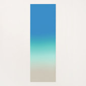 ビーチへ連れて行モダンけグラデーション ヨガマット (裏面)