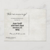 ビーチへ!住所はがきの変更 案内ポストカード (裏面)