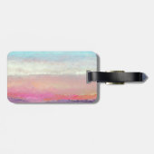 ビーチへPlease Sunset荷物モノグラムのタグ ラゲッジタグ (裏面横)