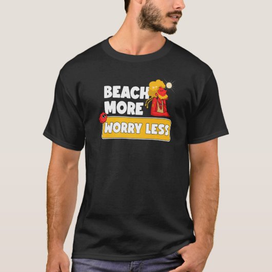 ビーチもっと心配なし休暇サマービベス5 Tシャツ (正面)