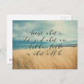 ビーチやる気を起こさせる写真はがき ポストカード (正面/裏面)