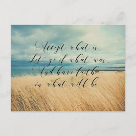 ビーチやる気を起こさせる写真はがき ポストカード