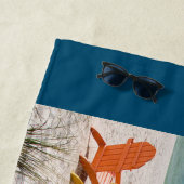 ビーチをカスタマイズカラフルビーチ椅子 ビーチタオル (インサイチュ)