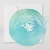 ビーチをテーマにしたカップルシャワー 招待状 (裏面)