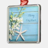 ビーチをテーマにしたクリスマスオーナメントスターフィッシュメタル メタルオーナメント (左)