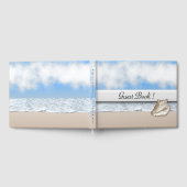 ビーチをテーマにしたゲストブックのカスタマイズ ゲストブック (全面)