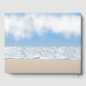 ビーチをテーマにしたゲストブックのカスタマイズ ゲストブック (裏面)