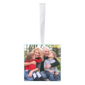 ビーチをテーマにしたシーシェル初めてのクリスマスズインホーム キューブオーナメント (右)