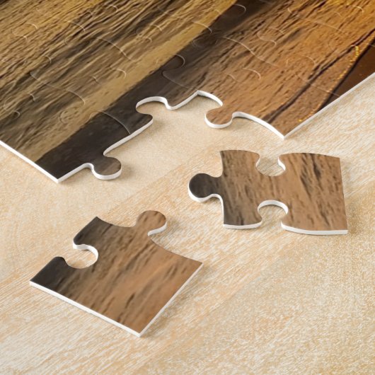 ビーチをテーマにしたジグソーパズルとサーファーズサンセット ジグソーパズル (側面)