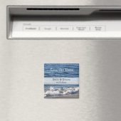 ビーチをテーマにしたセーブザデートマグネット-ビーチ マグネット (インサイチュ (食洗機))