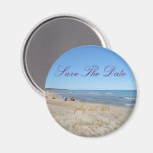 ビーチをテーマにしたセーブザデートマグネット マグネット (正面/裏面)