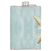 ビーチをテーマにしたチームブライド フラスク (裏面)