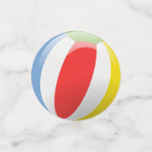 ビーチをテーマにしたパーソナライズされた紙吹雪 コンフェッティ (スモール正面)