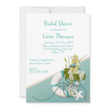 ビーチをテーマにしたブライダルシャワー