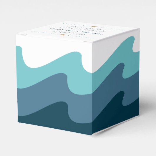 ビーチをテーマにした優待箱 – Blue Wave フェイバーボックス (正面サイド)