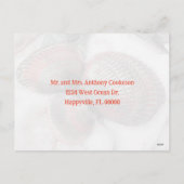 ビーチをテーマにした年のはじめの写真入りポストカード シーズンポストカード (裏面)