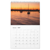 ビーチをテーマにした海写真ギフト カレンダー (1月 2027)