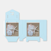 ビーチをテーマにした結婚式の引き出物ボックス フェイバーボックス (折り畳みなし)