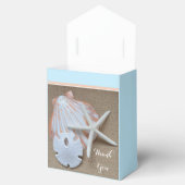 ビーチをテーマにした結婚式の引き出物ボックス フェイバーボックス (オープン)