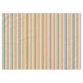 ビーチをテーマにした色のストライプ テーブルクロス (正面(横))