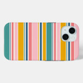 ビーチをテーマにした色のストライプ Case-Mate iPhoneケース (裏面 (横))