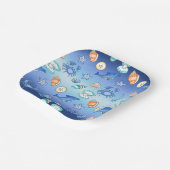 ビーチをテーマにした赤ちゃんシャワーまたは誕生日パーティー ペーパープレート (傾斜あり)