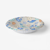 ビーチをテーマにした赤ちゃんシャワーまたは誕生日パーティー ペーパーボウル (傾斜あり)