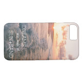 ビーチをテーマにした電話ケース(海背景) Case-Mate iPhoneケース (裏面(横))