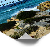 ビーチを受け入れやる気を起こさせる：旅を受け入れ ポスター (角)