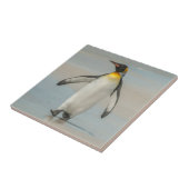 ビーチを歩くペンギン タイル (側面)