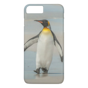 ビーチを歩くペンギン iPhone 8 PLUS/7 PLUSケース
