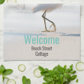 ビーチアクアウェルカムエアブロンバケーションレンタル キッチンタオル (折り畳み)