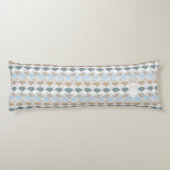 ビーチアクアブルーホワイトマーブルパステルマーメイドはかりで測 ボディピロー (裏面)