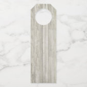 ビーチアクアブルー結婚コースタルライト ボトルネックタグ (裏面)