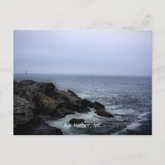 ビーチアットアカディア,バーハーバー, ME ポストカード (正面)