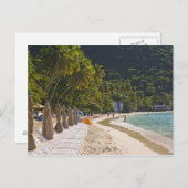 ビーチアットケインガーデンベイ，トルトラ島 ポストカード (正面/裏面)