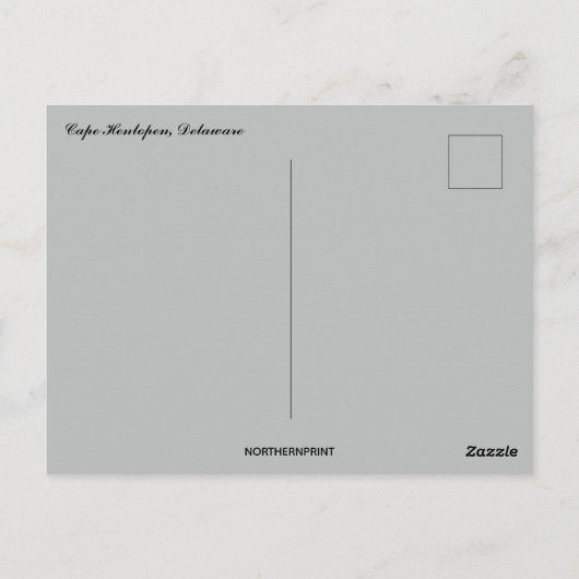 ビーチアットケープヘンロペンデラウェア ポストカード (裏面)