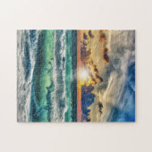 ビーチアットサンセット ジグソーパズル (横)