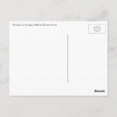 ビーチアットブールンバイエドワードマネヴィンテージアート ポストカード (裏面)