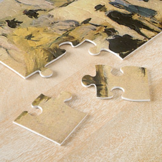 ビーチアットブーローンバイエドワードマネ,ヴィンテージアート ジグソーパズル (側面)